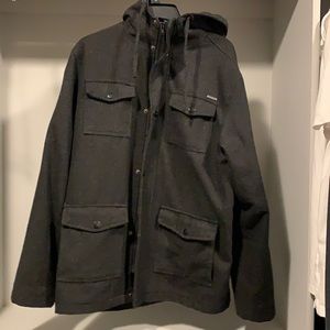 Ezekiel wool blend hooded jacket